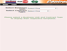 Tablet Screenshot of contracttemplates.samtrans.com
